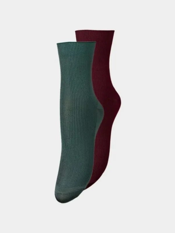 BeckSöndergaard Alma Solid Sock 2 Pack | Basic Sokker