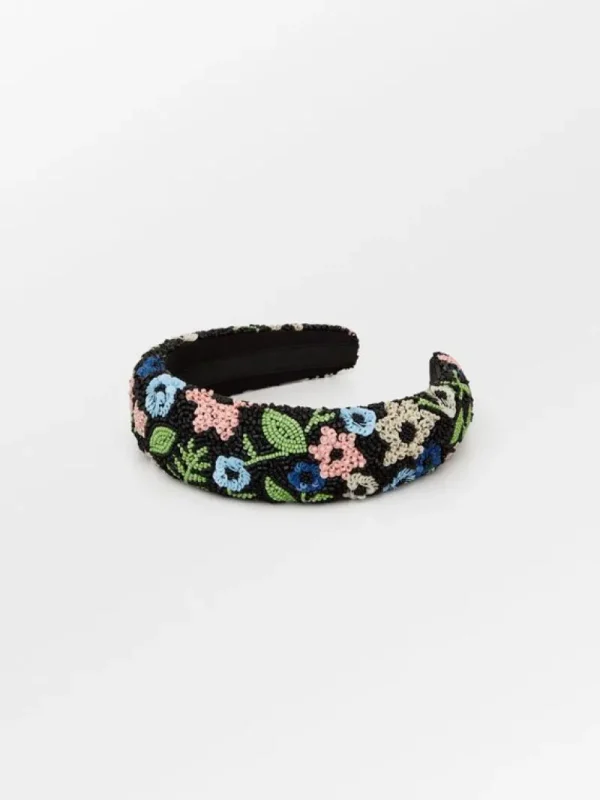 BeckSöndergaard Anemona Wide Beaded Hairbrace | Hårbøyler