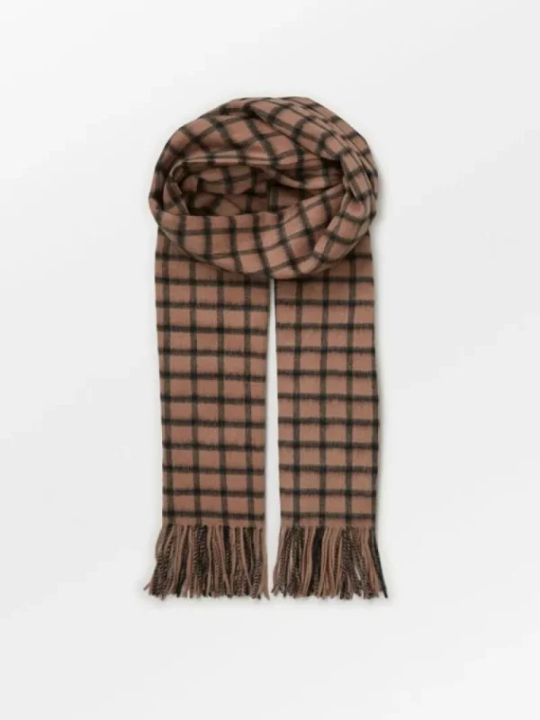 BeckSöndergaard Check Crystal Scarf | Ullskjerf