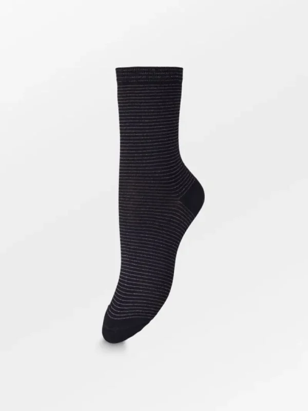 BeckSöndergaard Dover Stripe Sock - Night Sky | Glimmersokker