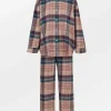 BeckSöndergaard Flannel Pyjamas Set - Multi Color | Pyjamaser
