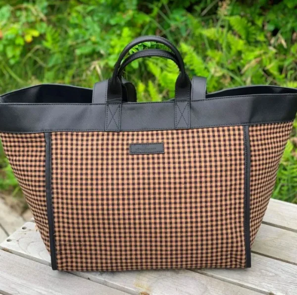 BeckSöndergaard Gingham Lily Bag | Shopper