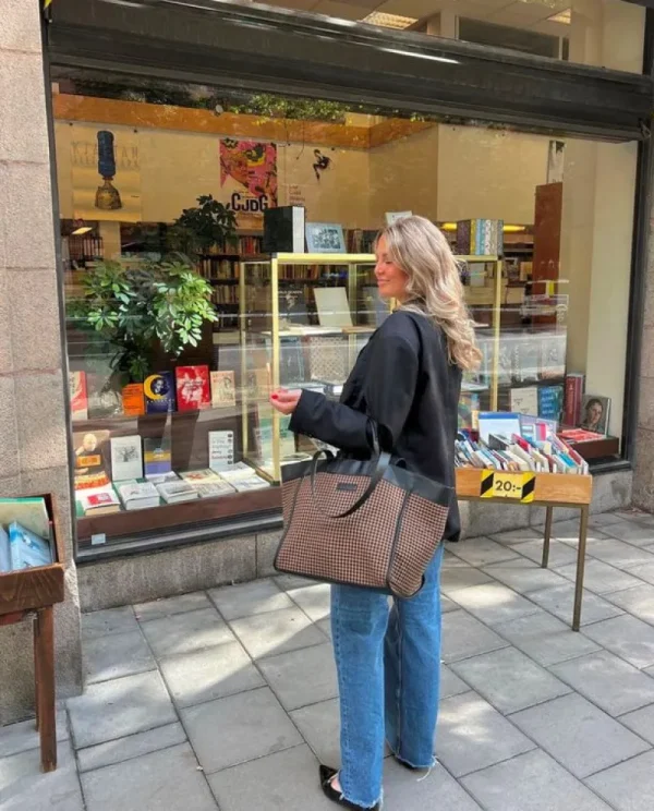 BeckSöndergaard Gingham Lily Bag | Shopper