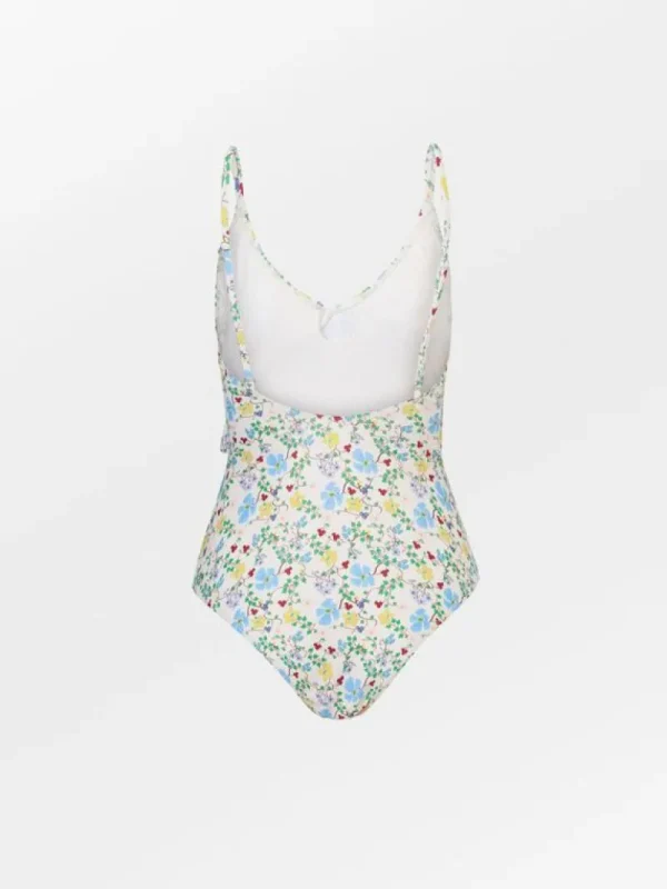 BeckSöndergaard Ireni Bly Frill Swimsuit | Badedrakt