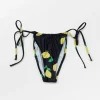 BeckSöndergaard Limone Drawstring Bikini Tanga | Bikini