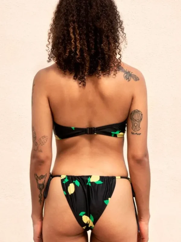 BeckSöndergaard Limone Drawstring Bikini Tanga | Bikini