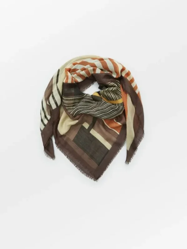 BeckSöndergaard Lines Graph Woo Scarf | Ullskjerf