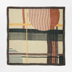BeckSöndergaard Lines Graph Woo Scarf | Ullskjerf