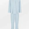 BeckSöndergaard Seersucker Pyjamas Set - Blue | Pyjamaser