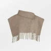 BeckSöndergaard Solid Crystal Poncho | Ullskjerf