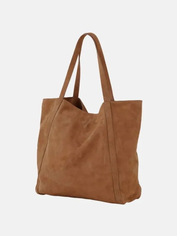 BeckSöndergaard Suede Eden Bag - Brown | Lærvesker