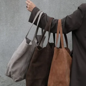 BeckSöndergaard Suede Eden Bag - Brown | Lærvesker