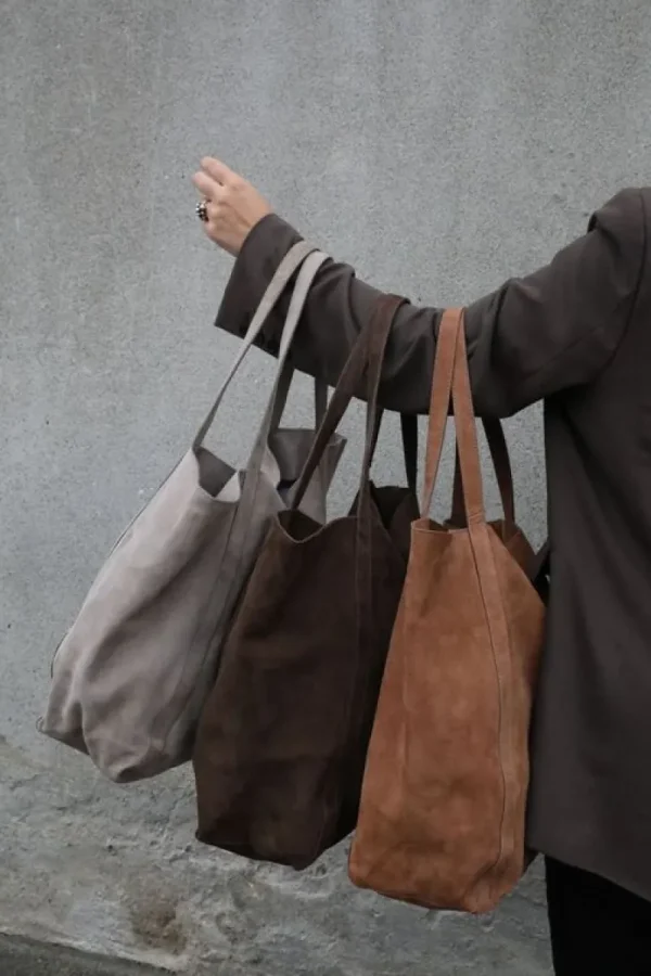 BeckSöndergaard Suede Eden Bag - Brown | Lærvesker