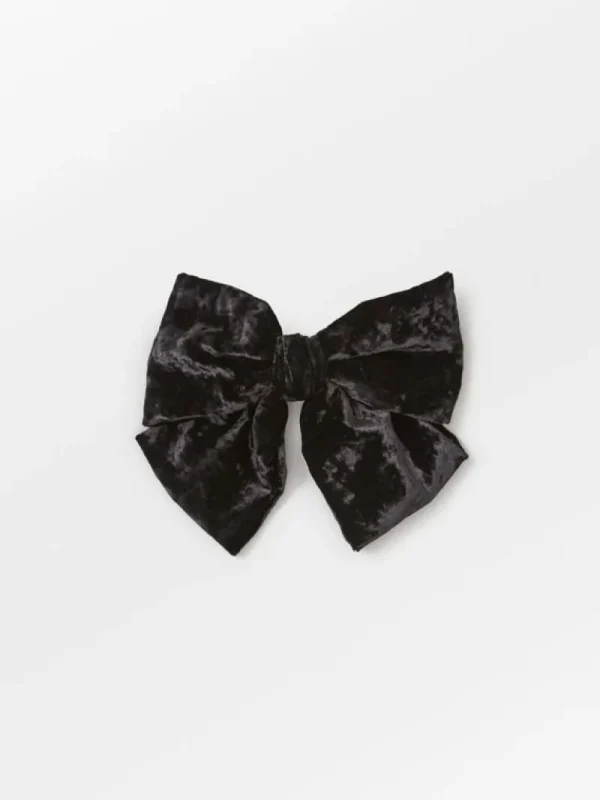 BeckSöndergaard Velour Big Bow | Hårtilbehør